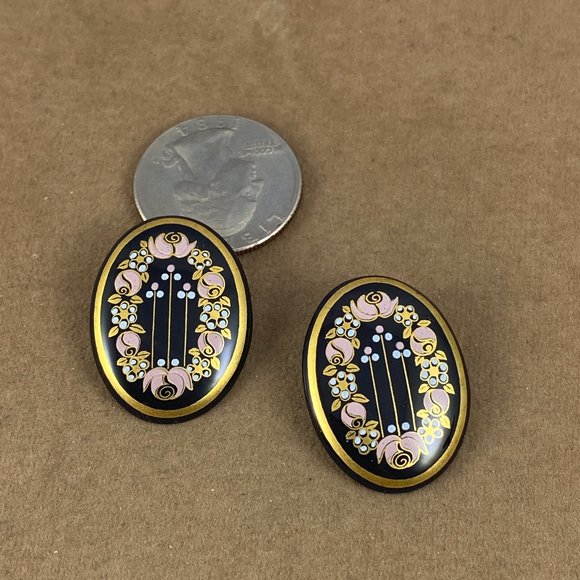 Vintage retro Michaela Frey Earrings and Breacelet - Picture 4 of 7